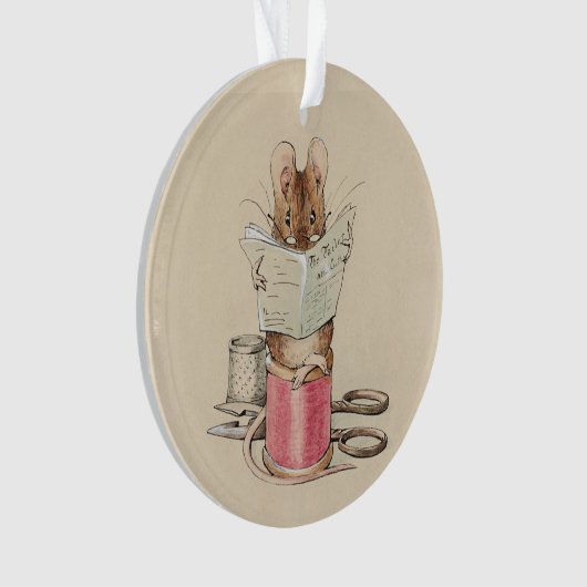  Beatrix Potter Tailor of Gloucester Mouse Ornament (voorkant)