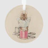  Beatrix Potter Tailor of Gloucester Mouse Ornament (achterkant)