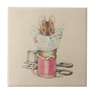  Beatrix Potter Tailor of Gloucester Mouse Tegeltje