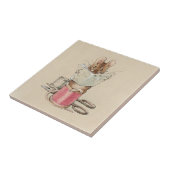 Beatrix Potter Tailor of Gloucester Mouse Tegeltje (Zijkant)