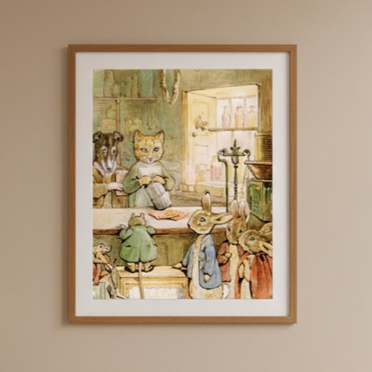 Beatrix Potter The Tale of Ginger and Pickles Poster