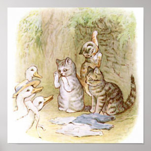 Beatrix Potter, Tom Kitten, Aangepast Poster