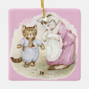 Beatrix Potter Tom Kitten Jemima Puddle Duck Keramisch Ornament