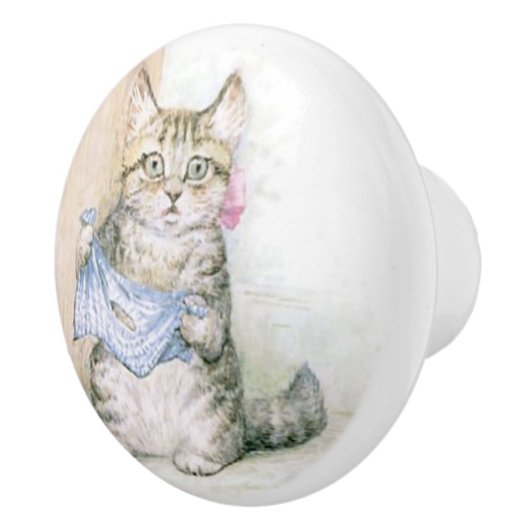 Beatrix Potter, Tom Kitten Keramische Knop (Rechts)