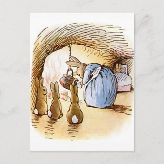 Beatrix Potter uit The Tale of Peter the Rabbit Briefkaart (Voorkant)