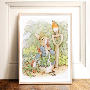 Beatrix Potter uit The Tale of Peter the Rabbit Poster