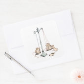 Beatrix Potter Vierkante Sticker (Envelop)