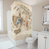Beatrix Potter Winter Season Douchegordijn (In situ)