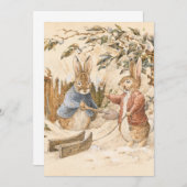 Beatrix Potter Winter Season Kaart (Voorkant / Achterkant)