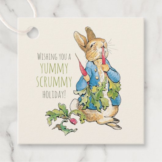 Beatrix Potter Young rabbit Easter Godies CC1114 Bedankjes Labels (Voorkant)