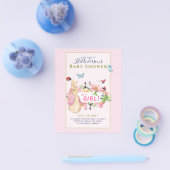 Beatrix  Rabbit Pink Waistcoat Girls Event Flyer (Enkel)