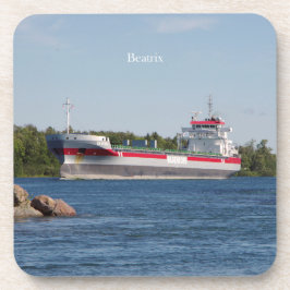 Beatrix set van 6 plastic onderzetters