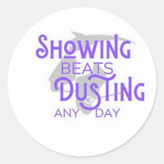 Beats Dusting weergeven Ronde Sticker