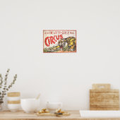 Beatty Cole Circus - 1903 - in nood Poster (Keuken)