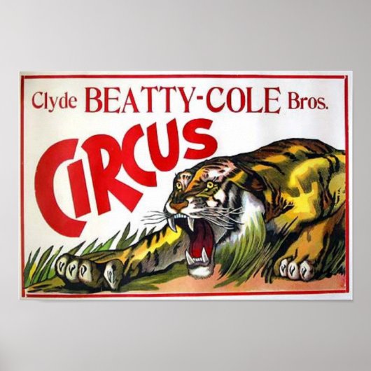 Beatty Cole Circus Poster (Voorkant)
