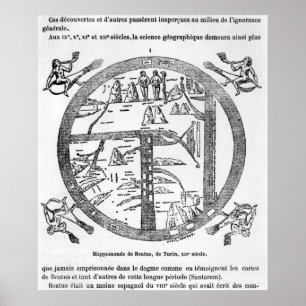 Beatus van Turijn mappamundi Poster