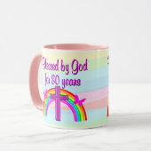 BEAU 80E ANNIVERSAIRE BÉNÉFICIE DE MUG (Devant gauche)