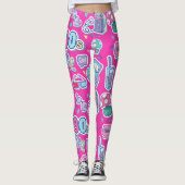 Beau 80s Leggings Design Motif (Devant)