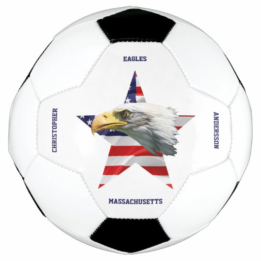 Beau Aigle, Drapeau Américain, Étoile (Devant)