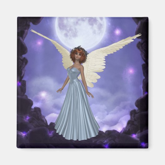 Beau aimant Angel Bleu (Devant)