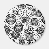 Beau aimant noir et blanc (Devant)