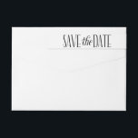 Beau Amour Sauvez La Date Wraparound Étiquette<br><div class="desc">Design © Berry Berry Sweet { www.berryberrysweet.com }. Cartes de correspondance disponibles.</div>