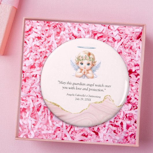 Beau Angel Baptême Favoriser Réfrigérateur Aimant