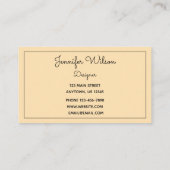 Beau arbre avec Carte de visite couché de soleil (Dos)