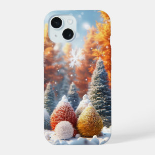 Beau arbre d'automne en hiver