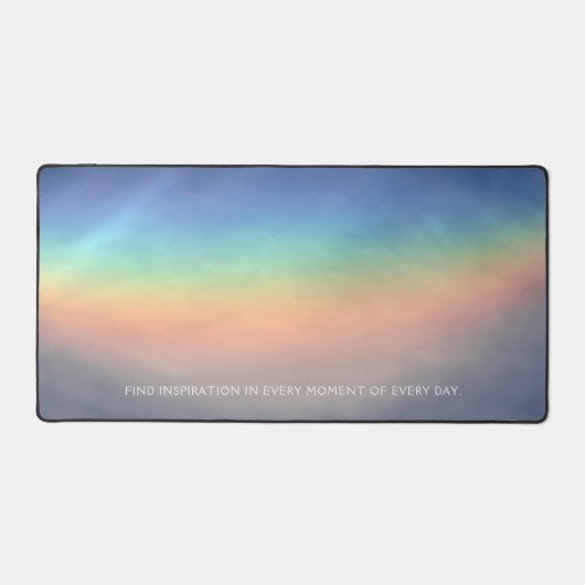 Beau arc-en-ciel éblouissant dans les nuages (Recto)