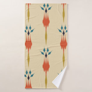 Beau art ethnique abstrait ikat. Kasur sans coutur