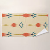Beau art ethnique abstrait ikat. Kasur sans coutur (Serviette de bain)