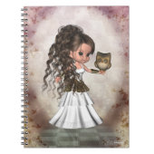 Beau Athéna carnet grec de déesse de Kawaii (Devant)