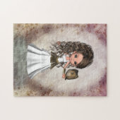 Beau Athéna puzzle grec de déesse de Kawaii (Horizontal)