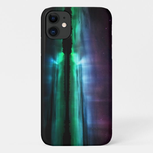 Beau Aurora Borealis coque iphone (Dos)