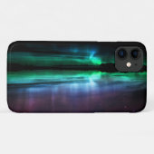 Beau Aurora Borealis coque iphone (Dos (Horizontal))
