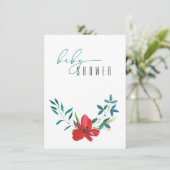 Beau Baby shower Modèle d'invitation (Debout devant)