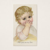 Beau baiser de bébé Illustration Vintage (Devant)