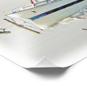 Beau Bateau à Als Odde/Danemark Photo Imprimer! (Coin)