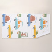 Beau bébé motif sans soudure avec mignonette (Serviette de bain)