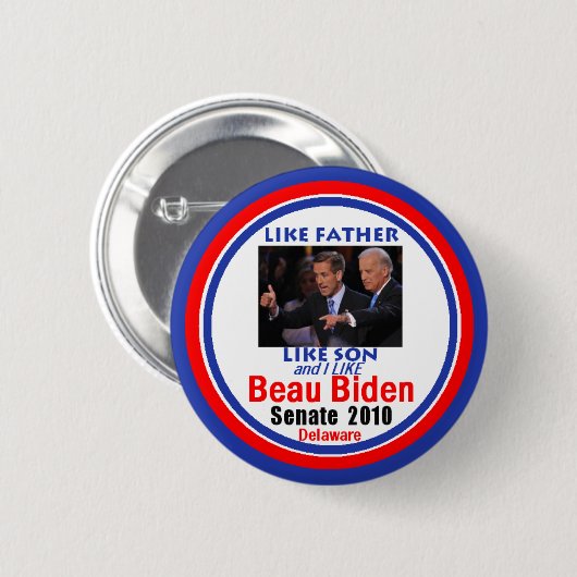Beau Biden 2010 Button (Voorkant /achterkant)