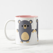 Beau Bleu Carton Ours Mug (Gauche)