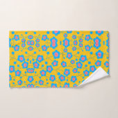 Beau bleu fleuri (Serviette à main)