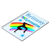 BEAU BLEU PERSONNALISÉ GYMNAST JOURNAL (Côté gauche)