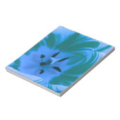 Beau Bloc-notes bleu Tulip (Tourné)