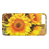 Beau bouquet de tournesol iPhone 7 Plus Coque (Dos (Horizontal))