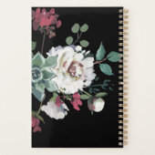 Beau bouquet floral bouché avec monogramme (Dos)