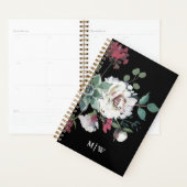 Beau bouquet floral bouché avec monogramme (Devant avec enveloppe)
