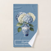 Beau bouquet hydrangée (Serviette à main)