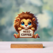 Beau bureau besoin de café lion (Neutre)